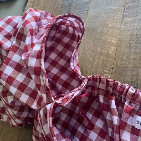 MLM Label ‘Pillar’ dress in Red Chili Check - Picture 8 of 11